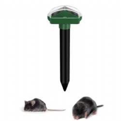 Solar Powered Mole Remover for Mole Snake Vole Gopher and Other Animals Solar Garden Mole Spikes Solar Powered Animal Control
